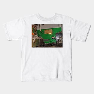 Green Walls And Paperwork Kids T-Shirt